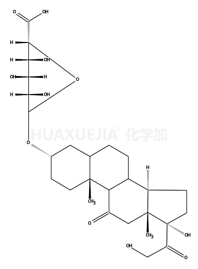 17,21-dihydroxy-11,20-dioxo-5β-pregnan-3α-yl β-D-glucopyranosiduronic acid