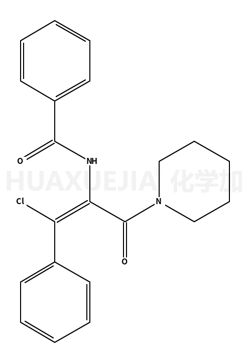 N-[(Z)-1-chloro-3-oxo-1-phenyl-3-piperidin-1-ylprop-1-en-2-yl]benzamide