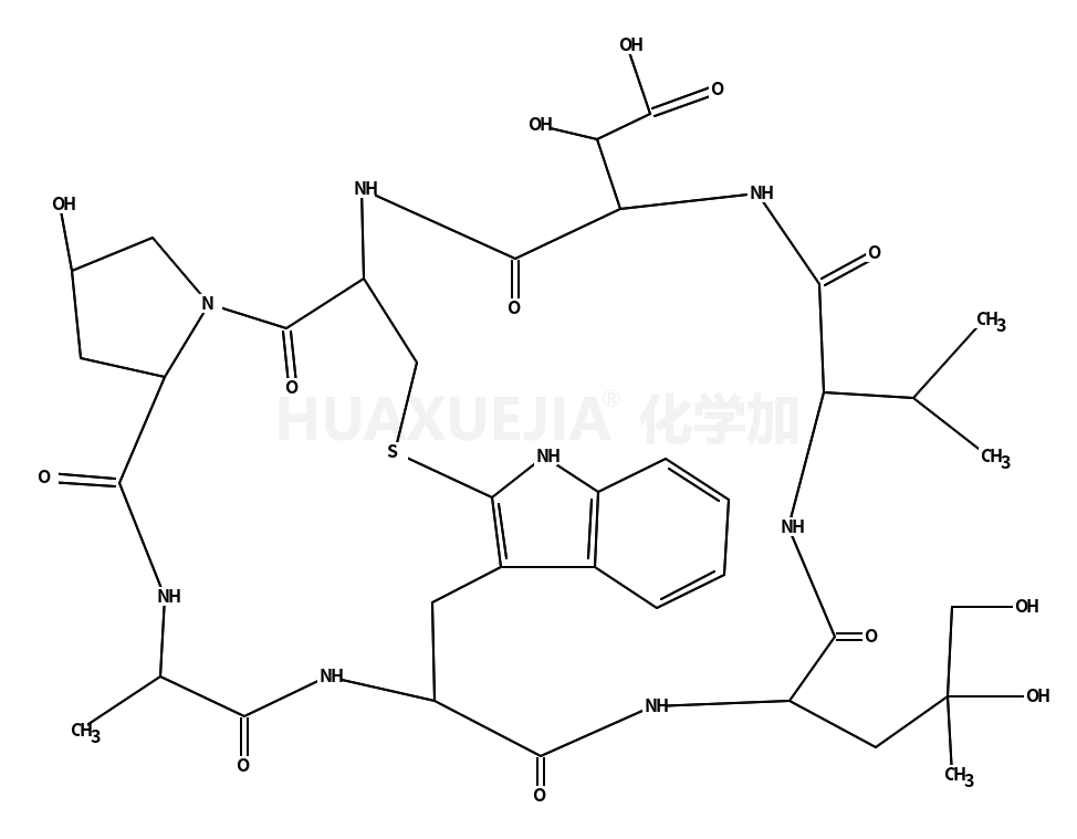 Phallacidin from Amanita phalloides