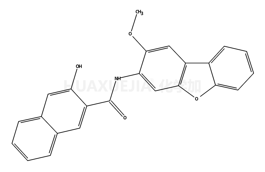 3-羟基-N-(2-甲氧基-3-二苯并呋喃基)-2-萘甲酰胺