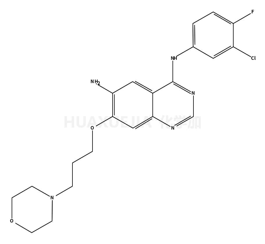 N4-(3-氯-4-氟苯基)-7-(3-吗啉丙氧基)喹唑啉-4,6-二胺