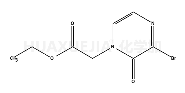 1(2H)-Pyrazineacetic acid, 3-bromo-2-oxo-, ethyl ester