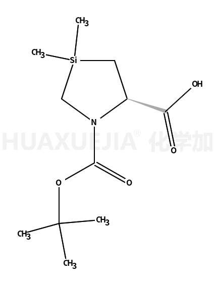 (R)-1-BOC-3,3-二甲基-1,3-硅杂吡咯烷-5-甲酸