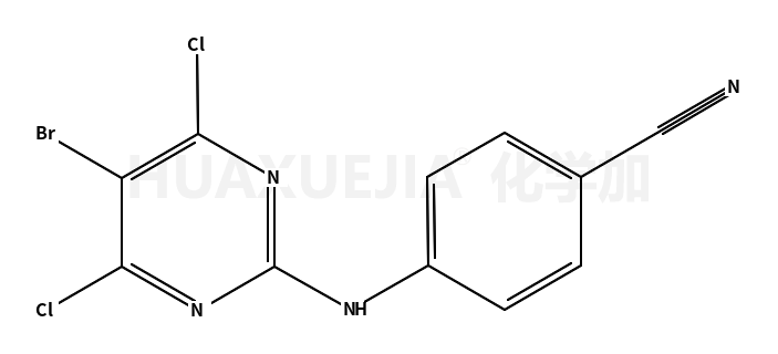 4-[(5-溴-4,6-二氯-2-嘧啶)氨基]苯甲腈