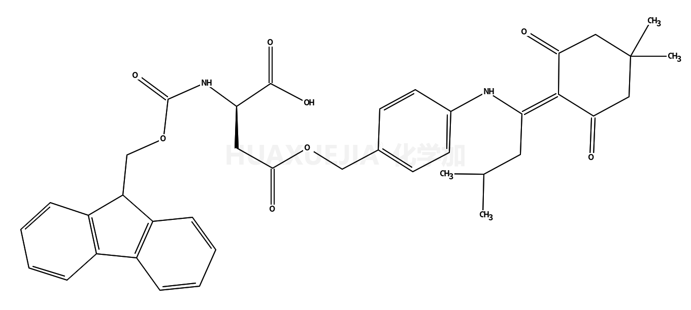 N-芴甲氧羰基-L-天冬氨酸 4-[[4-[[1-(4,4-二甲基-2,6-二氧代环己亚基)-3-甲基丁基]氨基]苯基]甲基]酯