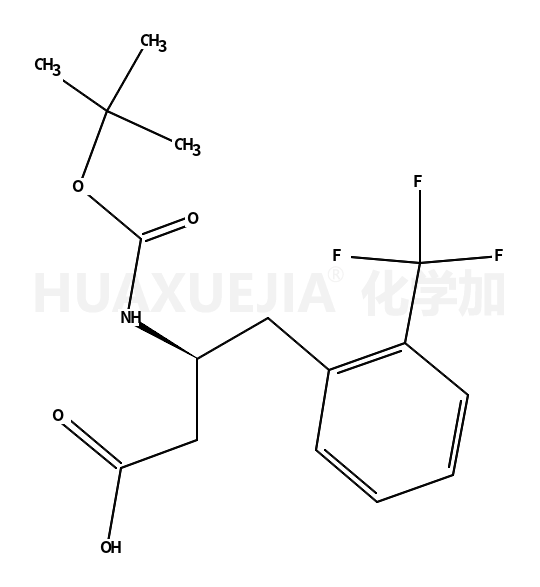 BOC-(R)-3-氨基-4-(2-三氟甲苯基)丁酸