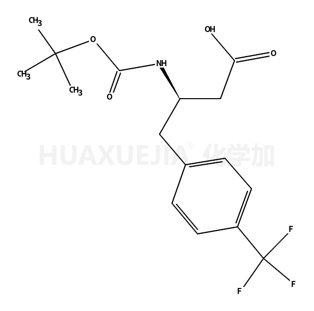 Boc-(S)-3-氨基-4-(4-三氟甲基苯基)-丁酸