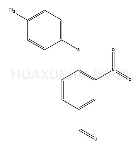 4-ó(4-甲基苯基)硫代-3-硝基苯甲醛