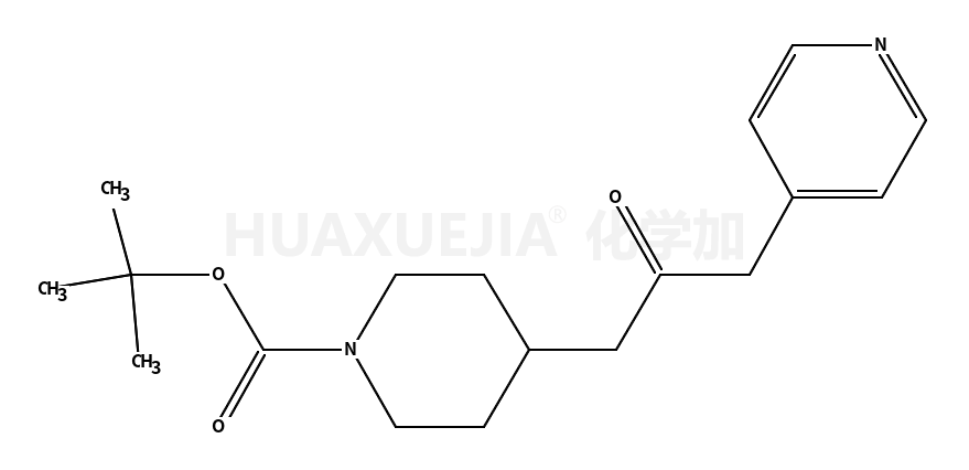 tert-butyl 4-(2-oxo-3-pyridin-4-ylpropyl)piperidine-1-carboxylate