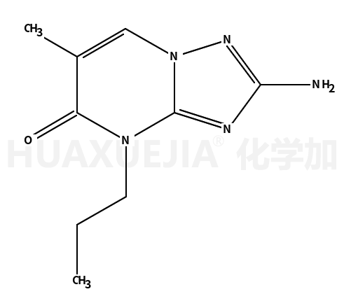 2-Amio-6-methyl-4-propyl-4H-[1，2，4]triazolo[1，5-a]pyrimidin-5-one