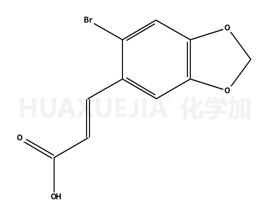 2-溴-4,5-亚甲基二氧肉桂酸