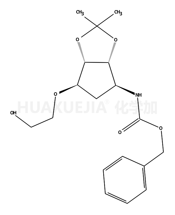 N-[(3aS,4R,6S,6aR)-四氢-6-(2-羟基乙氧基)-2,2-二甲基-4H-环戊烯并-1,3-二氧杂环戊烷-4-基]氨基甲酸苯甲酯