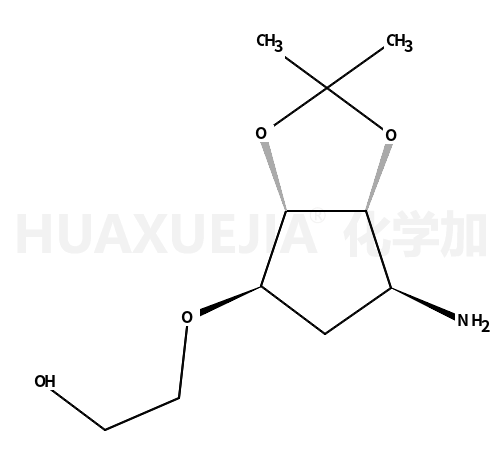 2-[[(3aR,4S,6R,6aS)-6-氨基四氢-2,2-二甲基-4H-环戊烯并-1,3-二氧杂环戊烷-4-基]氧基]乙醇