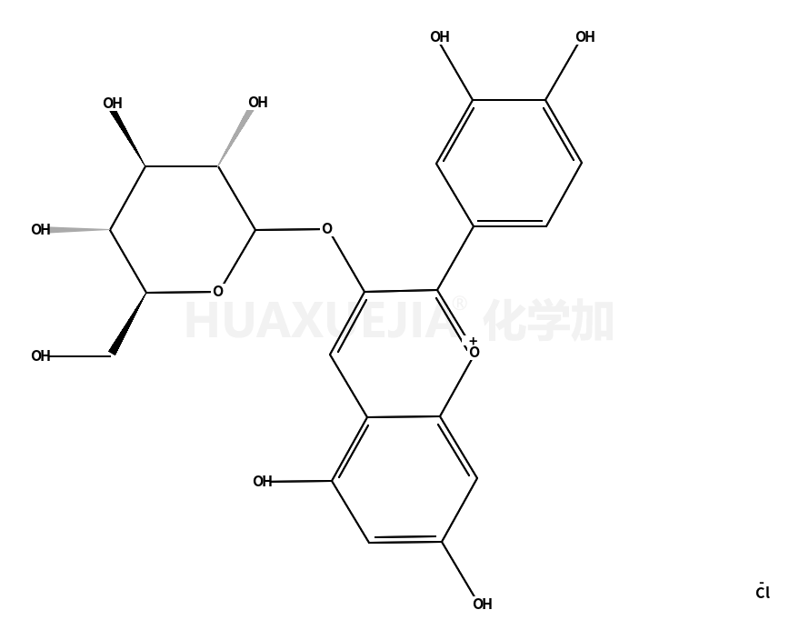 cyanidin 3-O-β-D-galactoside chloride