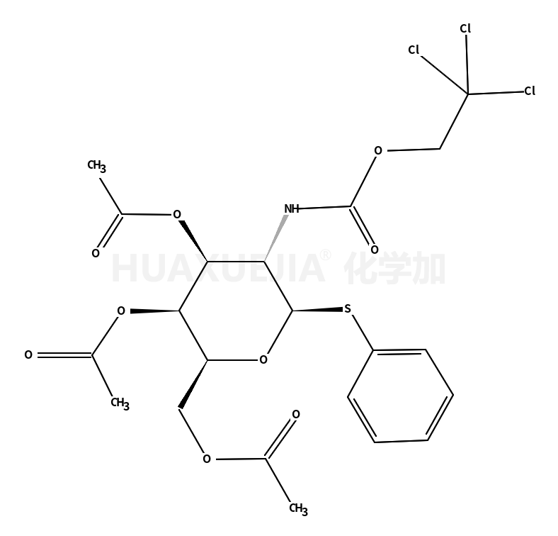 苯基-3,4,6-三-O-乙酰基-2-脱氧-1-硫代-2-(2,2,2-三氯乙氧基甲酰氨基)-β-D-吡喃半乳糖苷