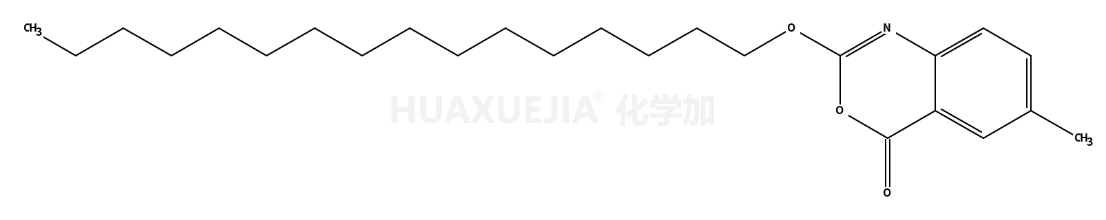 2-十六烷基氧代-6-甲基-4H-3,1-苯并惡嗪-4-酮