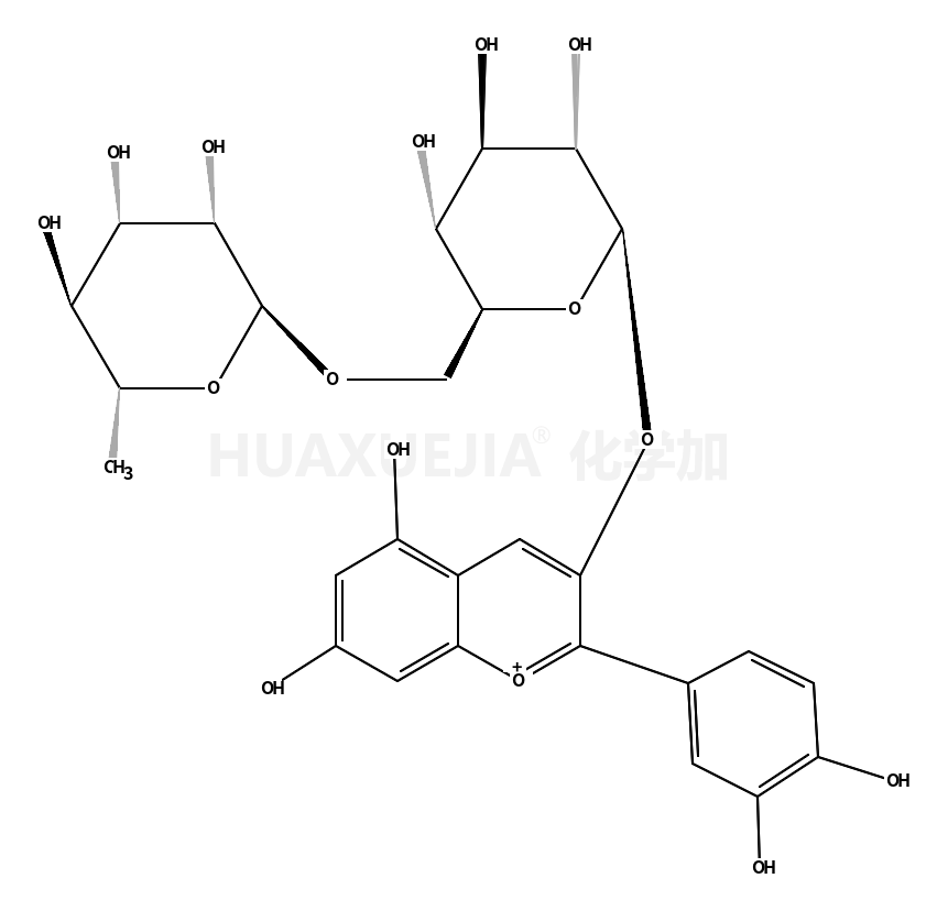 氯化矢车菊素-3-芸香糖苷