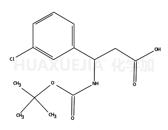 3-N-叔丁氧基羰基-3-(3-氯-苯基)-丙酸