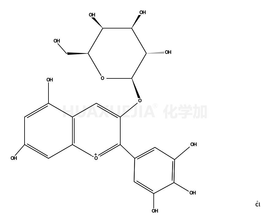 氯化飞燕草素-3-O-半乳糖苷