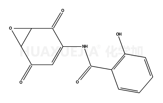 N-(2,5-dioxo-7-oxabicyclo[4.1.0]hept-3-en-4-yl)-2-hydroxybenzamide