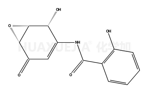 2-hydroxy-N-[(1S,2S,6S)-2-hydroxy-5-oxo-7-oxabicyclo[4.1.0]hept-3-en-3-yl]benzamide