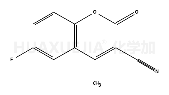 6-氟-4-甲基香豆素-3-甲腈