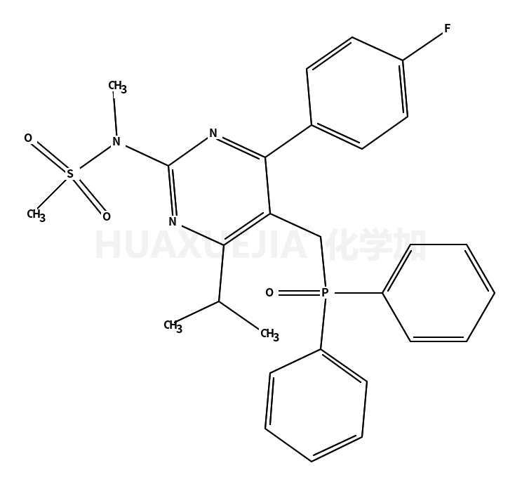 N-[5-(联苯-膦酰基甲基)-4-(4-氟-苯基)-6-异丙基-嘧啶-2-基]-N-甲基-甲烷磺胺