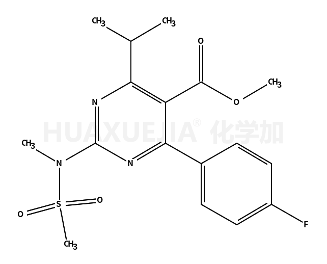 4-(4-氟苯基)-6-异丙基-2-[(N-甲基-N-甲磺酰)氨基]嘧啶-5-羧酸甲酯
