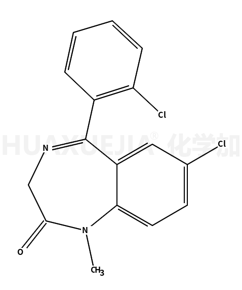 7-氯-5-(2-氯苯基)-1,3-二氢-1-甲基-2H-1,4-苯并二氮杂卓-2-酮