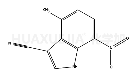 3-氰基-4-甲基-7-硝基-1H-吲哚
