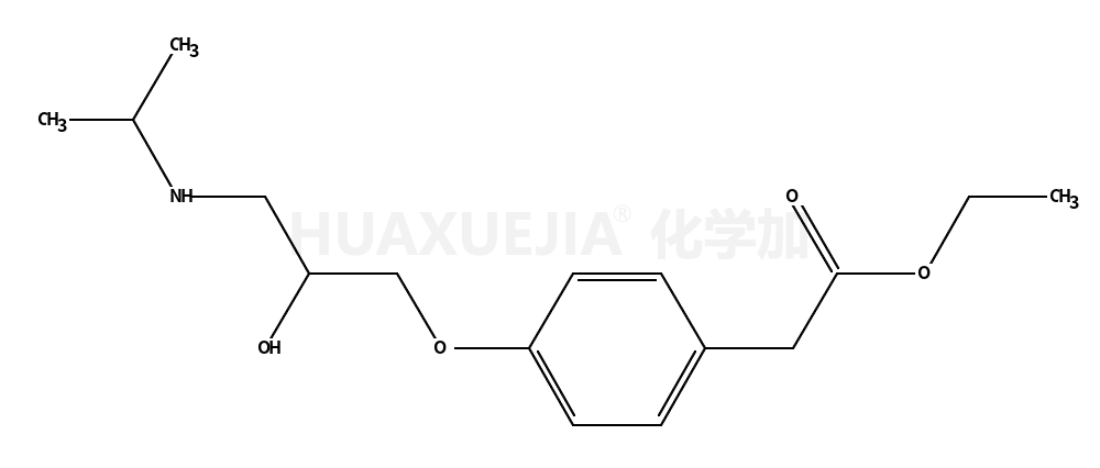 ethyl 2-[4-[2-hydroxy-3-(propan-2-ylamino)propoxy]phenyl]acetate