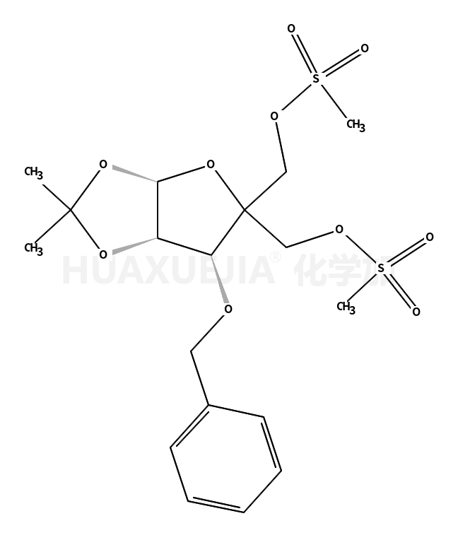 3-氧-芐基-4-碳-(甲磺酰基氧甲基)-5-氧-甲磺?；?1,2-氧-異亞丙基-Α-D-呋喃核糖