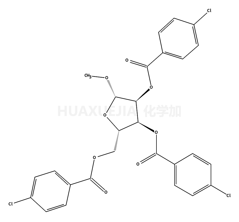 1-甲氧基-2,3,5-三(4-氯苯甲酰)氧基-beta-D-呋喃核糖