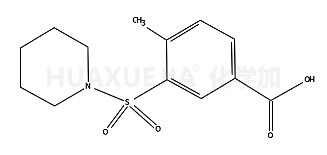 4-甲基-3-(哌啶-1-磺酰基)苯甲酸