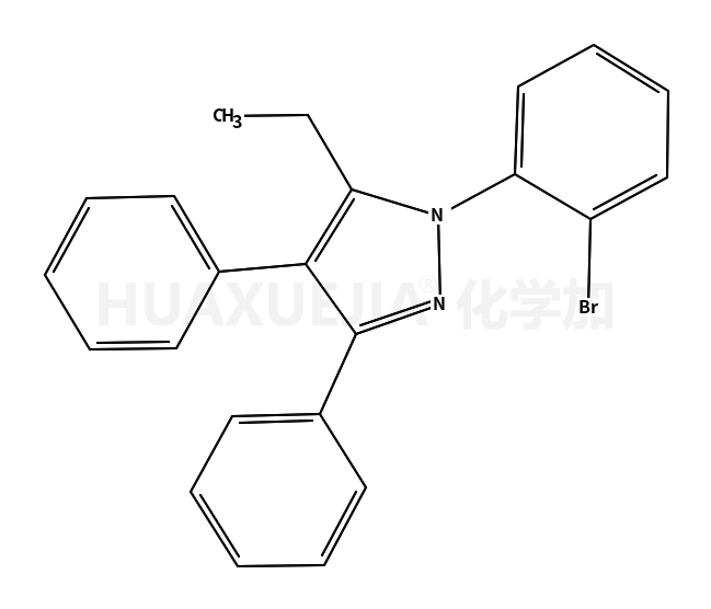 1-(2-溴苯基)-5-乙基-3,4-二苯基-1H-吡唑