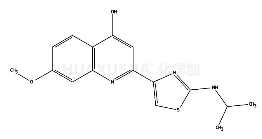 2-(2-异丙基氨基-4-噻唑)-7-甲氧基喹啉-4-醇
