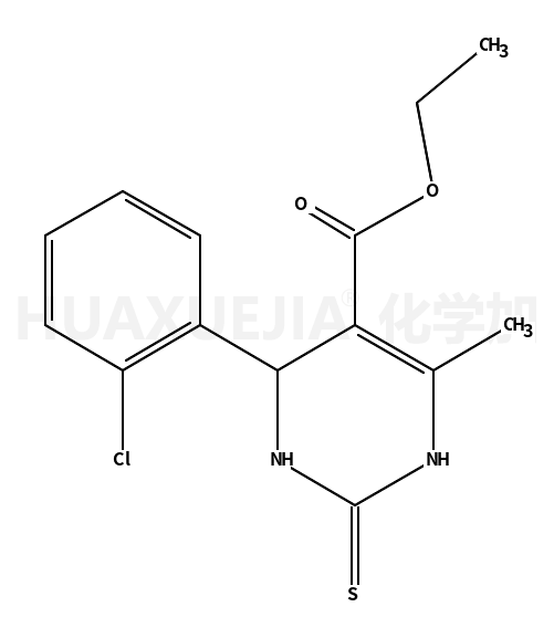 5-Pyrimidinecarboxylic acid,4-(2-chlorophenyl)-1,2,3,4-tetrahydro-6-methyl-2-thioxo-, ethyl ester