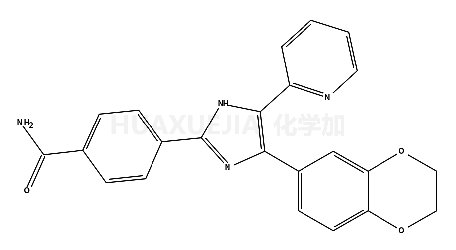 4-[4-(2,3-二氢-1,4-苯并二氧杂环己-6-基)-5-(2-吡啶基)-1H-咪唑-2-基]苯甲酰胺