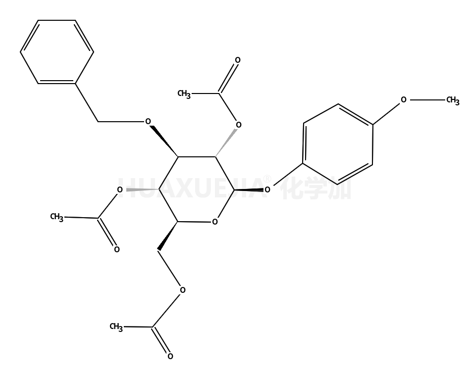 4-甲氧苯基2,4,6-三-O-乙酰-3-O-苄基-β-D-吡喃葡萄糖苷