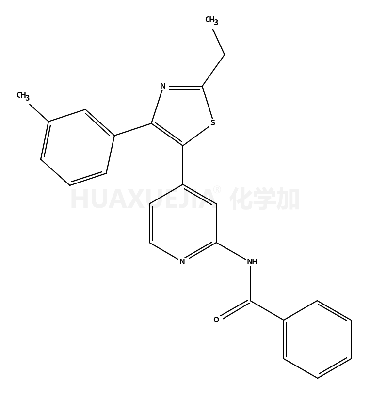 N-(4-(2-乙基-4-(3-甲基苯基)噻唑-5-基)吡啶-2-基)苯甲酰胺