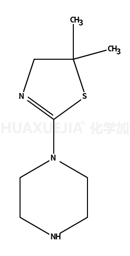 5,5-二甲基-2-(哌嗪-1-基)-4,5-二氢噻唑