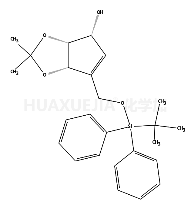 (3aS,4S,6aR)-6-((tert-butyldiphenylsilyloxy)methyl)-2,2-dimethyl-4,6a-dihydro-3aH-cyclopenta[d][1,3]dioxol-4-ol