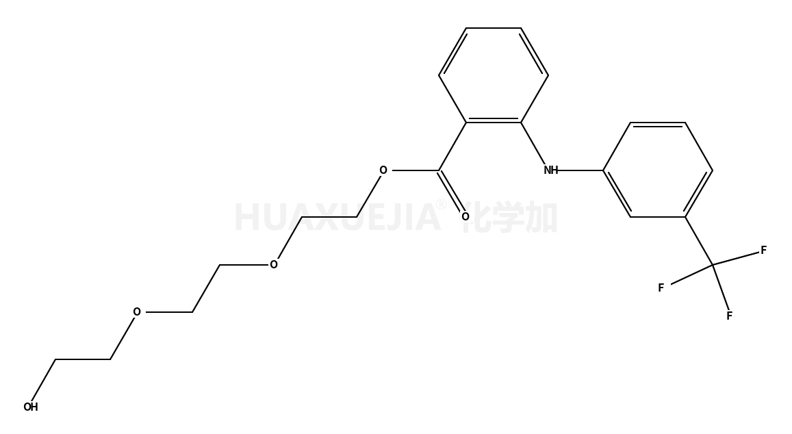 2-[2-(2-hydroxyethoxy)ethoxy]ethyl 2-[[3-(trifluoromethyl)phenyl]amino]benzoate