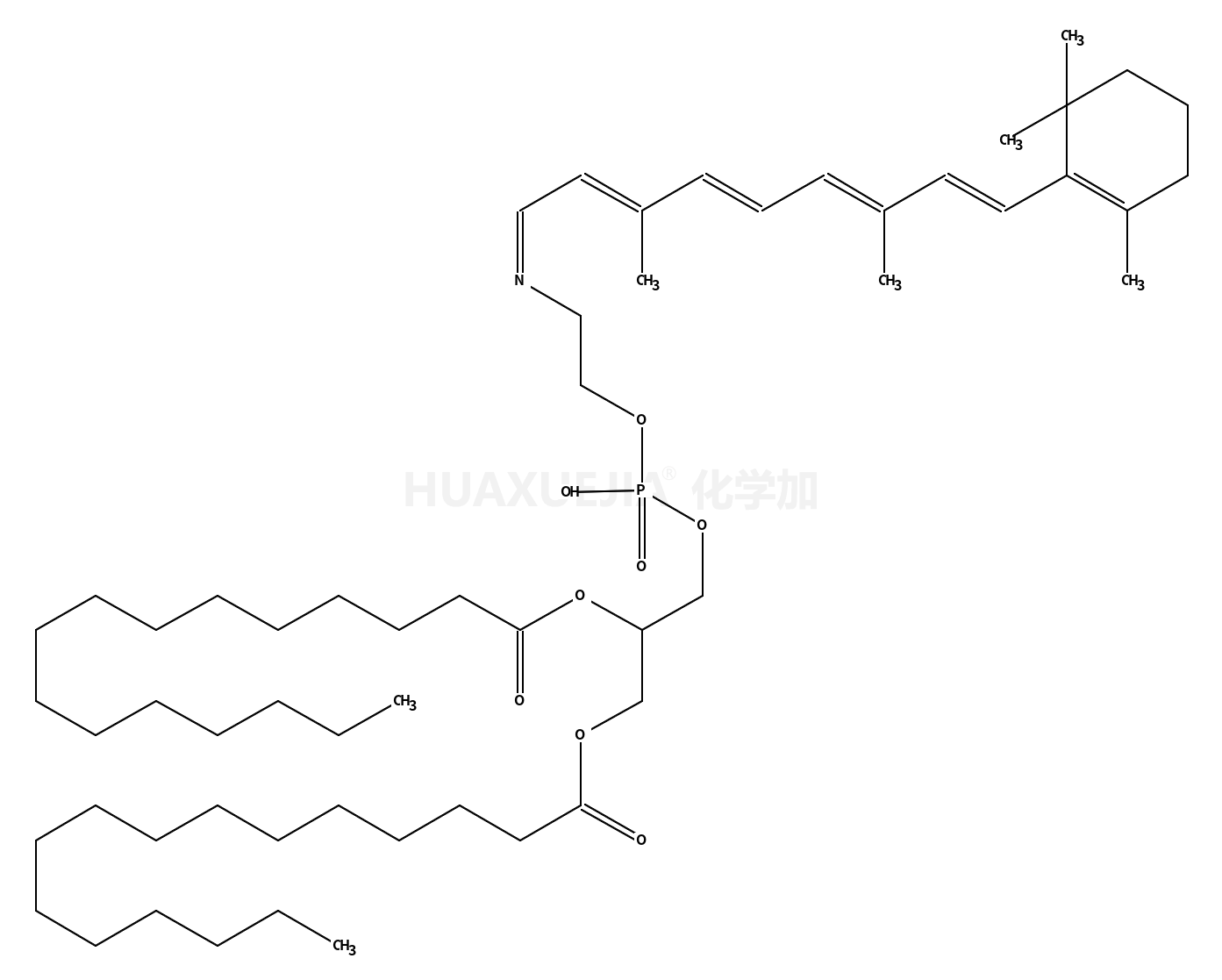 [3-[2-[[(2E,4E,6E,8E)-3,7-dimethyl-9-(2,6,6-trimethylcyclohexen-1-yl)nona-2,4,6,8-tetraenylidene]amino]ethoxy-hydroxyphosphoryl]oxy-2-hexadecanoyloxypropyl] hexadecanoate