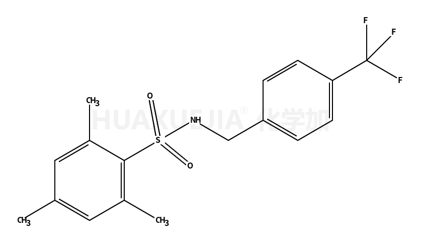 2,4,6-Trimethyl-N-[4-(trifluoromethyl)benzyl]benzenesulfonamide