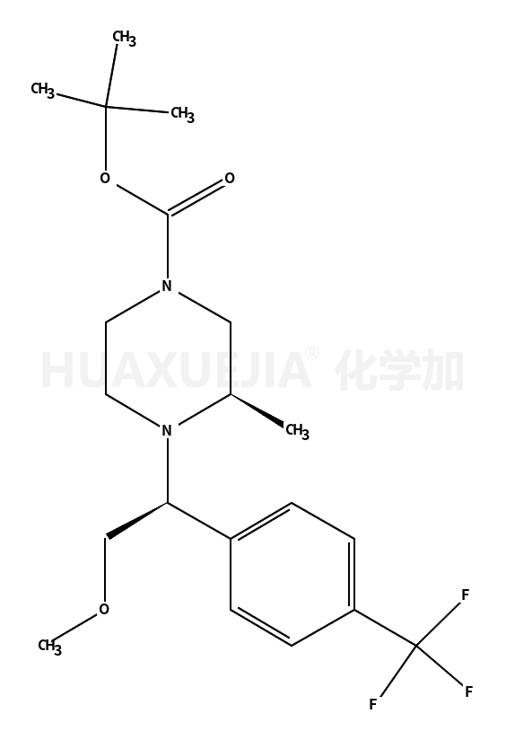 (S)-叔丁基 4-((r)-2-甲氧基-1-(4-(三氟甲基)苯基)乙基)-3-甲基哌嗪-1-羧酸