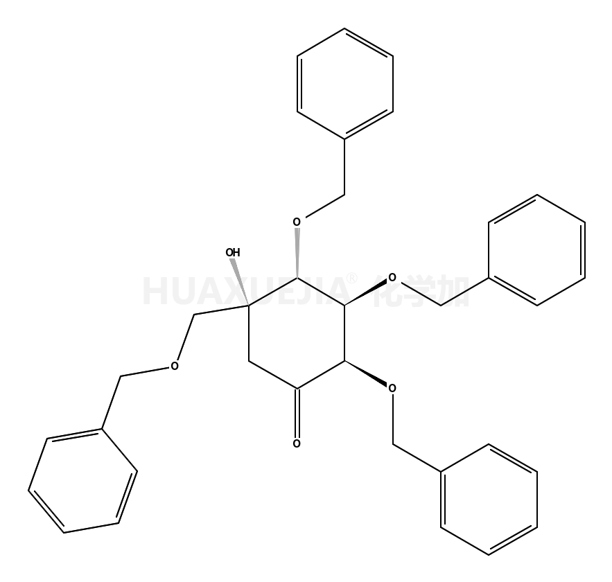 (2S,3S,4S,5S)-5-Hydroxy-2,3,4-tris(phenylmethoxy)-5-[(phenylmethoxy)methyl]-cyclohexanone