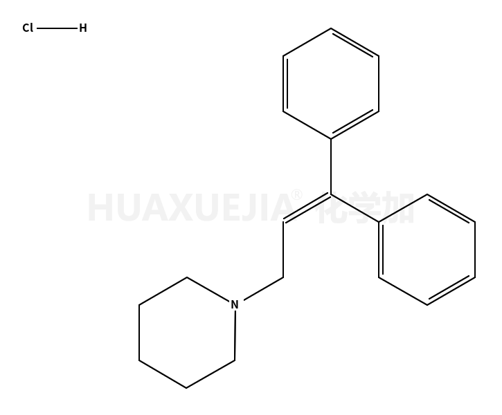 1-(3,3-diphenylprop-2-enyl)piperidine,hydrochloride