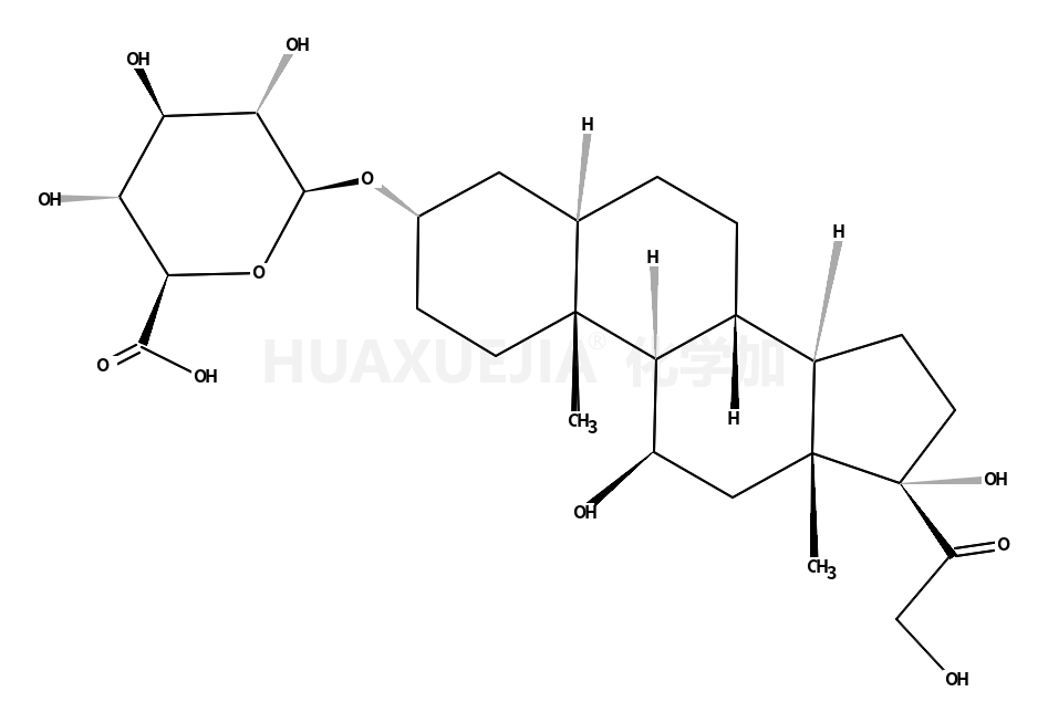(2S,3S,4S,5R,6R)-6-[[(3R,5S,8S,10S,11S,13S,14S,17R)-11,17-dihydroxy-17-(2-hydroxyacetyl)-10,13-dimethyl-1,2,3,4,5,6,7,8,9,11,12,14,15,16-tetradecahydrocyclopenta[a]phenanthren-3-yl]oxy]-3,4,5-trihydroxyoxane-2-carboxylic acid