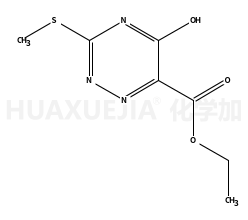 甲酸乙酯5-羟基-3-（甲硫基）-1,2,4-三嗪-6-羧酸